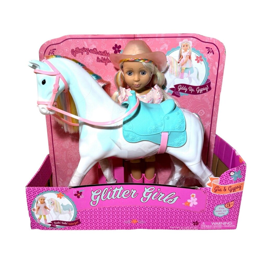 Glitter Girls 14" Doll and Toy Horse Gia & Gypsy NEW